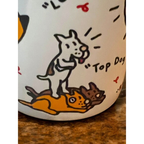The Boss Theme Jumbo 18 oz. Ceramic Coffee Cup FTD VTG Mug Guru Big Cheese Dog - Picture 12 of 15